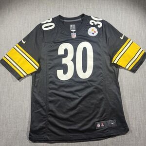 Pittsburgh Steelers Jersey Mens Large Black NFL Football James Conner 30 Nike